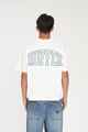 HUFFER MENS BLOCK CROP TEE - CHECK - CHALK