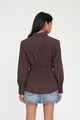 HUFFER LADIES ADA SHIRT - CHESTNUT