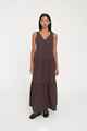 HUFFER LADIES FREIDA MAXI DRESS - CESTNUT