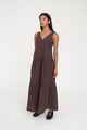 HUFFER LADIES FREIDA MAXI DRESS - CESTNUT