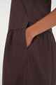 HUFFER LADIES FREIDA MAXI DRESS - CESTNUT