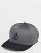 VOLCOM FULL STONE FLEXFIT CAP - ASPHALT BLACK