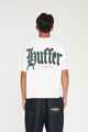 HUFFER MENS BLOCK CROP TEE GOTHIC -  CHALK 