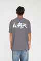 HUFFER MENS BLOCK TEE STANCE - FLINT GREY