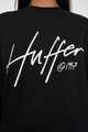 HUFFER LADIES RELAX CREW BIOPIC - BLACK