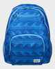 ROXY LADIES SHADOW SWELL PRINTED BACKPACK - SILVER LAKE BLUE