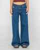 RUSTY LADIES WENDY WIDE LEG LOW RISE JEAN - DEEP SEA BLUE