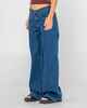 RUSTY LADIES WENDY WIDE LEG LOW RISE JEAN - DEEP SEA BLUE