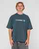 RUSTY MENS JETSETTER S/S TEE - DEEP TEAL