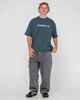 RUSTY MENS JETSETTER S/S TEE - DEEP TEAL