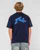 RUSTY MENS COMPETITION 2.0 S/S TEE - NAVY BLUE