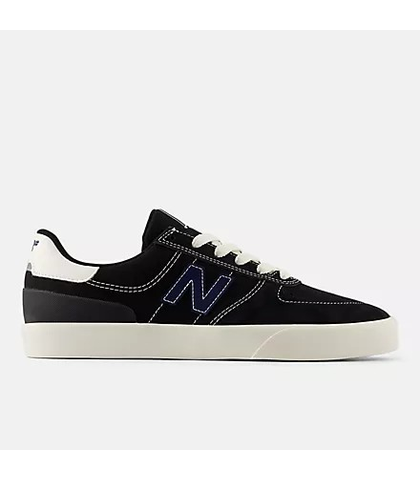 NEW BALANCE NUMERIC 272 SHOE - BLACK / NAVY SEUDE CANVAS