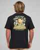 MAD HUEYS CAUGHT FK ALL JAW TEE - BLACK