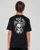 MAD HUEYS ROPE SKULL ANCHOR TEE - BLACK