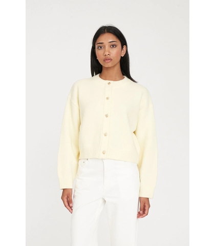 HUFFER LADIES ELE CROP CARDIGAN - FRENCH VANILLA