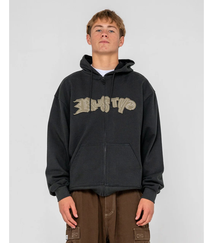 RUSTY MENS RANSON 2.0 ZIP THRU HOODY - CBR