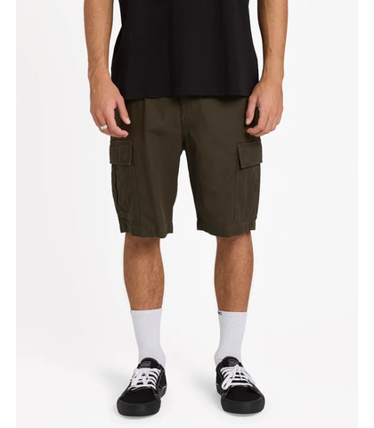 BILLABONG MENS COMBAT CARGO SHORT - MILITARY