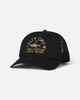 SALTY CREW MENS STAMPED TRUCKER CAP - BLACK