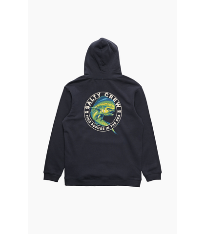 SALTY CREW MENS MAHI CLUB HOODY - NAVY