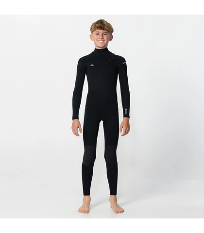 O'NEILL YOUTH 4/3 REACTOR 2 GBS CHESTZIP STEAMER - BLACK