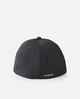 RIPCURL MENS VAPORCOOL DELTA FLEXFIT CAP - BLACK