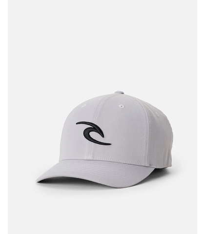 RIPCURL MENS TEPAN 2.0 FLEXFIT CAP - GREY