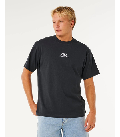 RIPCURL MENS PILL ICON TEE - BLACK