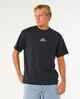 RIPCURL MENS PILL ICON TEE - BLACK