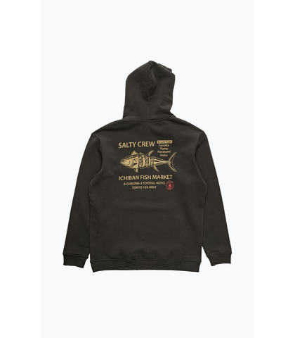 SALTY CREW MENS ICHIBAN HOODY - BLACK