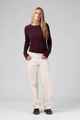 RPM LADIES WIDE KNIT L/S - PLUM
