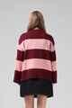 RPM LADIES GEORGIA STRIPE KNIT - PLUM / PINK