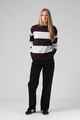 RPM LADIES GEORGIA STRIPE KNIT - PURPLE / ICE