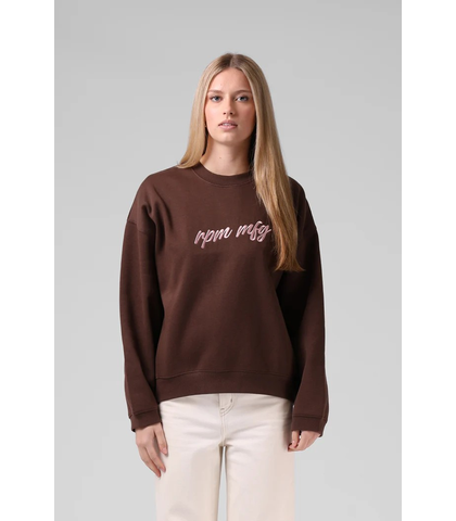 RPM LADIES SCRIPT CREW - BRUNETTE BROWN