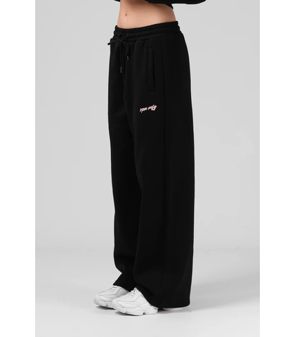 RPM LADIES WIDE LEG TRACKPANT - BLACK