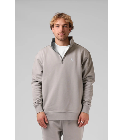RPM MENS TRACK 1/4 ZIP - PEWTER