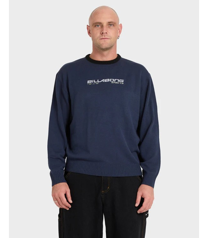 BILLABONG MENS SPEC 73 KNIT SWEATER - DUSTY BLUE 