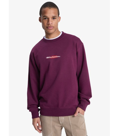 QUIKSILVER MENS MERCURY TRIDENT CREW - POTENT PURPLE