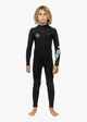  VISSLA BOYS 4/3 7 SEAS CHESTZIP STEAMER - BLACK