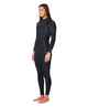 O'NEILL LADIES HYPER FIRE X CHESTZIP STEAMER - BLACK