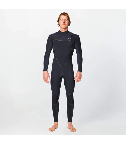 O'NEILL MENS 4/3 HYPER FIRE X CHESTZIP STEAMER - BLACK