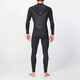 O'NEILL MENS 4/3 HYPER FIRE X CHESTZIP STEAMER - BLACK