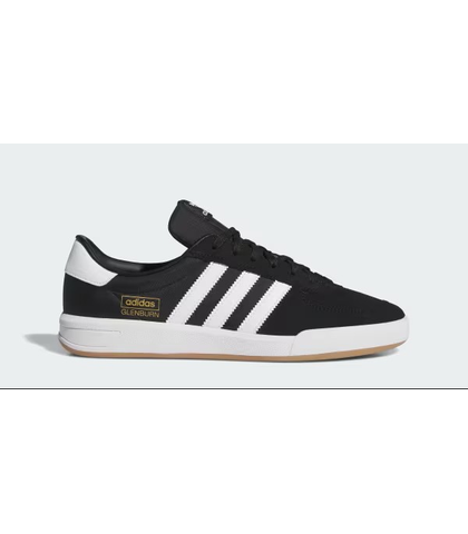 ADIDAS GLENBURN SHOE - BLACK / WHITE / GUM 