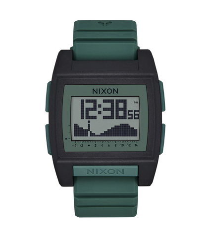 NIXON BASE TIDE PRO WATCH - BLACK / SAGE