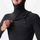 O'NEILL MENS 5/4+ HOODED HYPERFREAK CHESTZIP STEAMER - BLACK