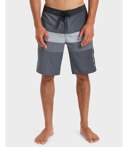 QUIKSILVER MENS EVERYDAY PADANG 20'' BOARDSHORT - BLACK RECONNECT STRIPE 