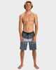 QUIKSILVER MENS EVERYDAY PADANG 20'' BOARDSHORT - BLACK RECONNECT STRIPE 