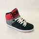 OSIRIS NYC83 CLK SHOE - BLACK/ RED/SILVER