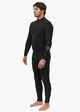 VISSLA MENS 4/3 NEW SEAS U ZIP STEAMER - BLACK