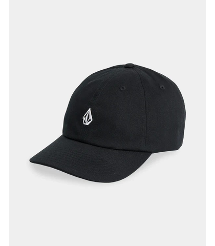 VOLCOM MENS FULL STONE ADJUSTABLE CAP - BLACK