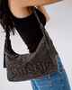 RUSTY LADIES ROXANNE DENIM SHOULDER BAG - WASHED BLACK